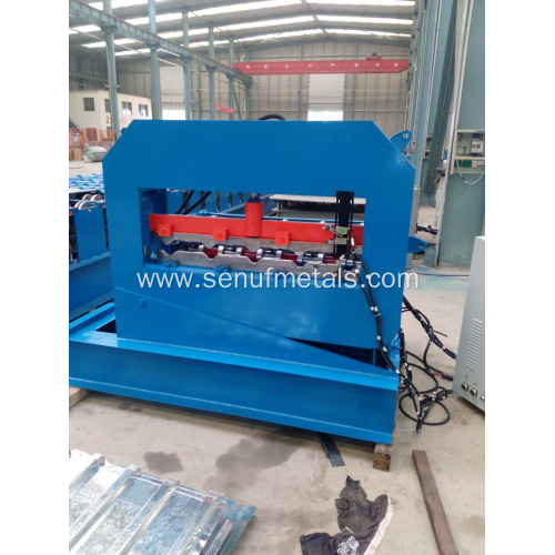 Automatic aluminum roof sheet metal curving machine